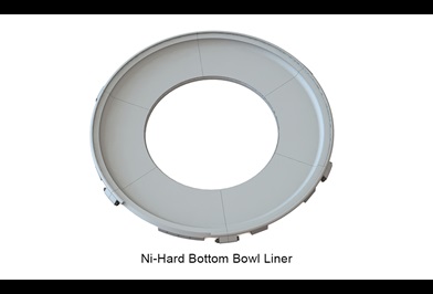Ni-Hard Bottom Bowl Liner